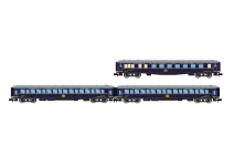 Arnold HN4461 - N - 3-tlg. Set Personenwagen CIWL Castellano Express, RENFE, Ep. IV